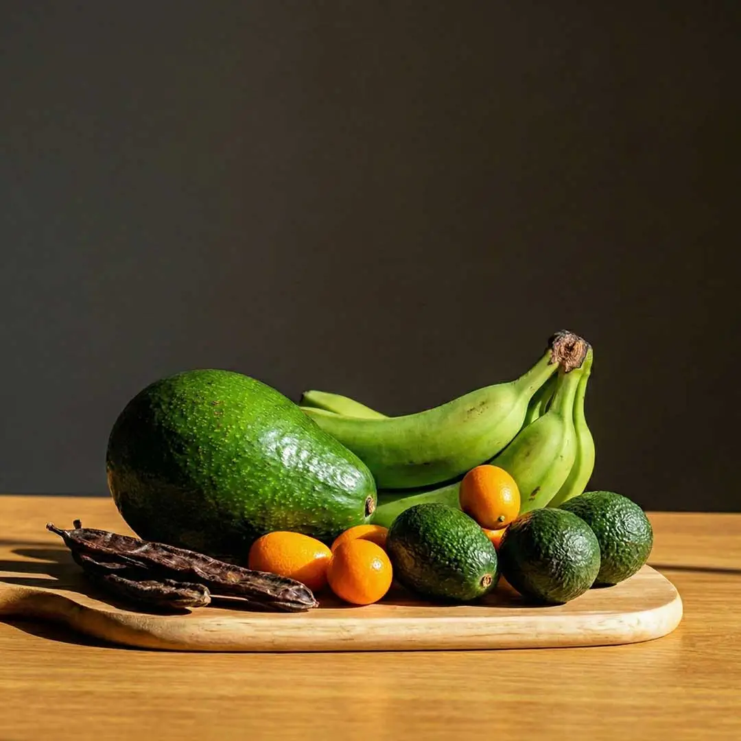 Fresh tropical fruits